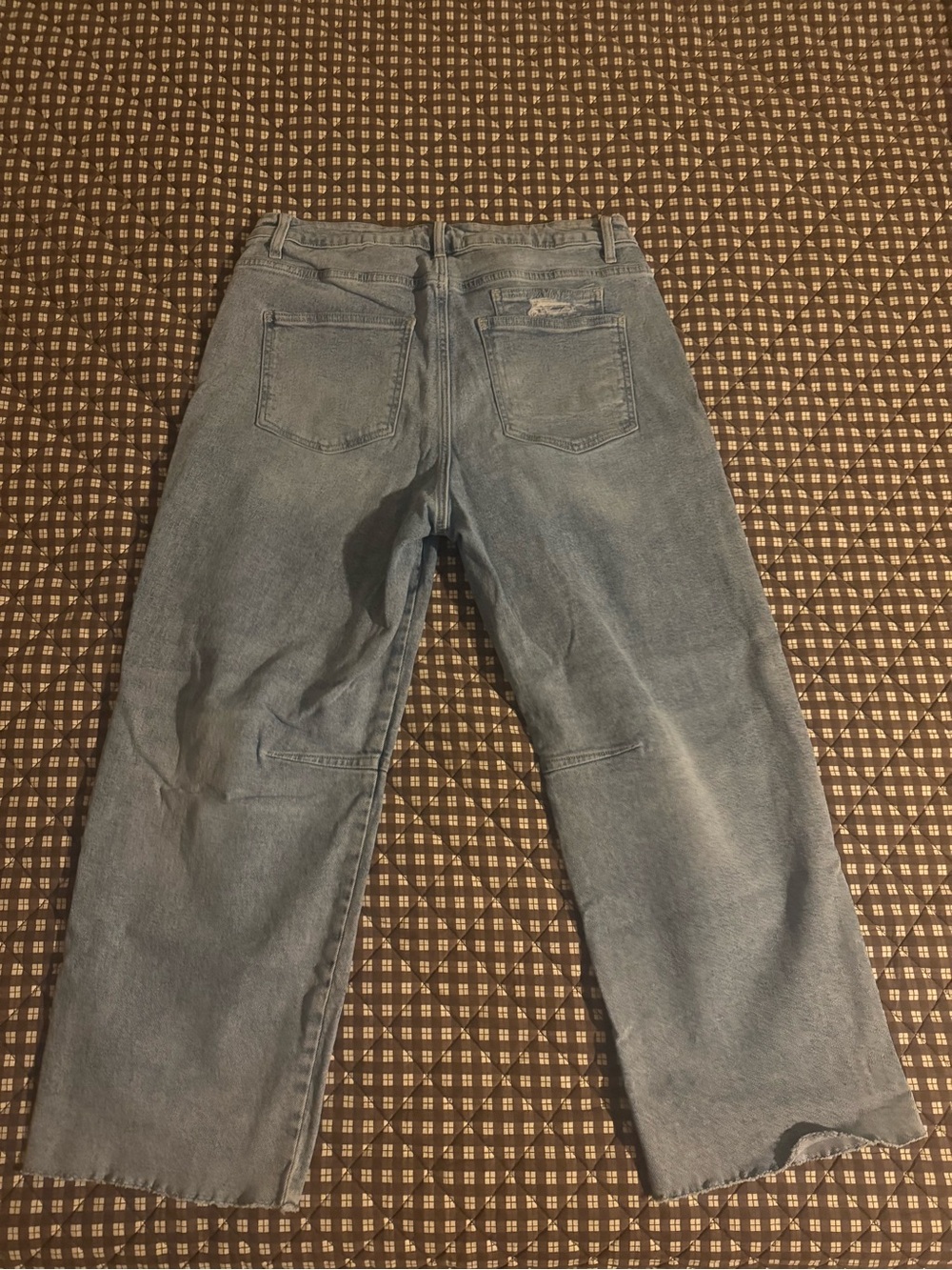 Relaxed Light Blue Women's Wide-Leg Jeans - Picture 2 of 4